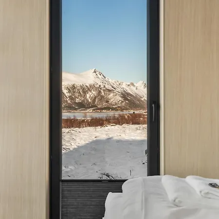 度假居 Lofoten Luxury With Seaview Sauna And Jacuzzi
