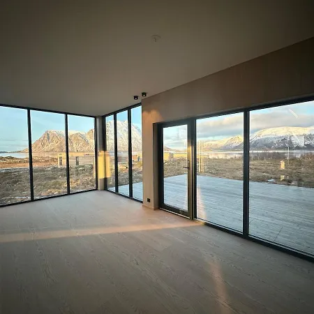 Lofoten Luxury With Seaview Sauna And Jacuzzi 펜션 Kleppstad
