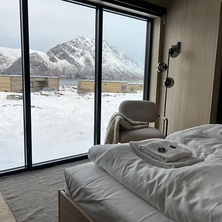 Lofoten Luxury With Seaview Sauna And Jacuzzi 펜션 *