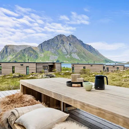 Semesterbostad Lofoten Luxury With Seaview Sauna And Jacuzzi *