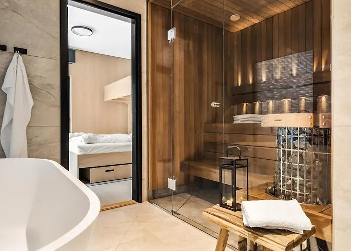 Lofoten Luxury With Seaview Sauna And Jacuzzi Hébergement de vacances