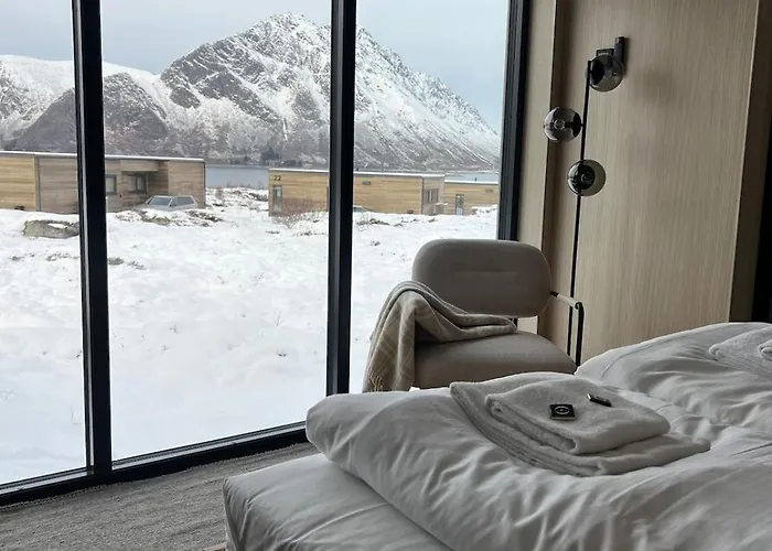 Lofoten Luxury With Seaview Sauna And Jacuzzi Hébergement de vacances *