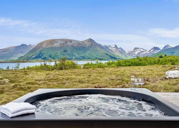Hébergement de vacances Lofoten Luxury With Seaview Sauna And Jacuzzi Kleppstad