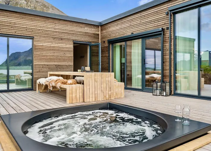 Hébergement de vacances Lofoten Luxury With Seaview Sauna And Jacuzzi Kleppstad